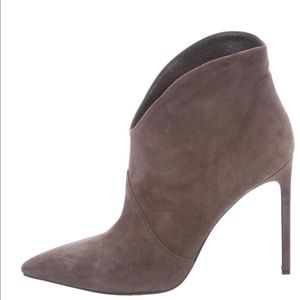 Saint Laurent Suede Ankle Booties